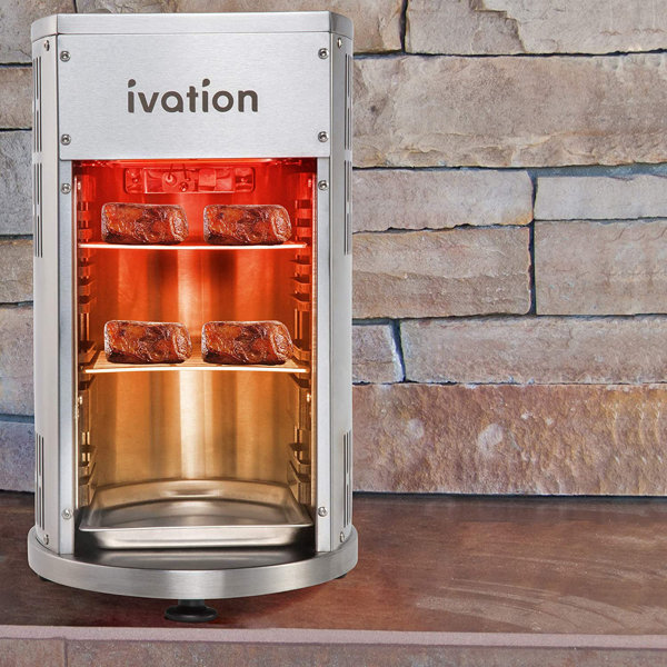 Ivation Single Burner Free Standing Liquid Propane Infrared 10000 BTU